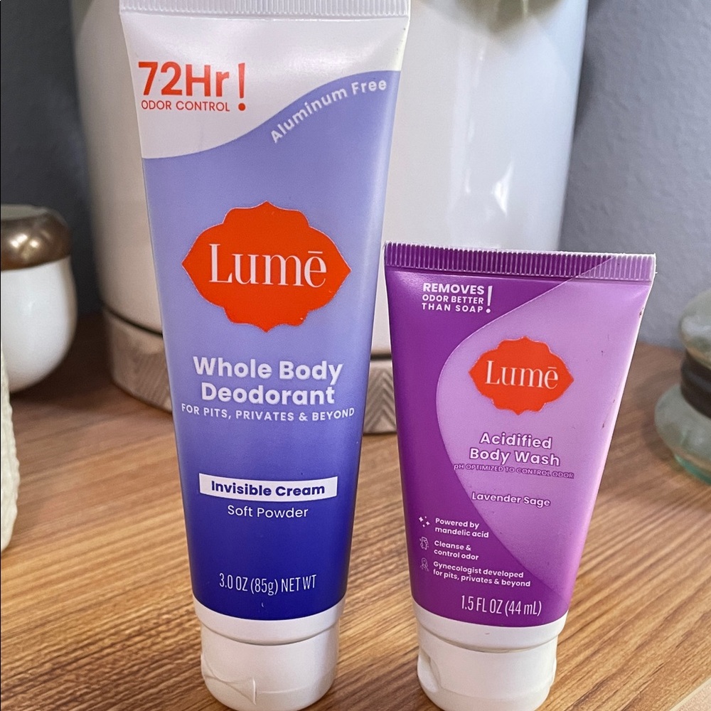 Lume Whole Body Deodorant and Body Wash Set